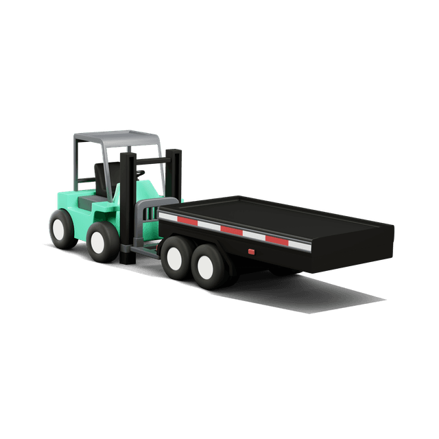 Forklift Moffett render