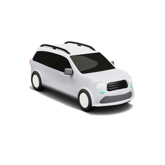 White SUV render