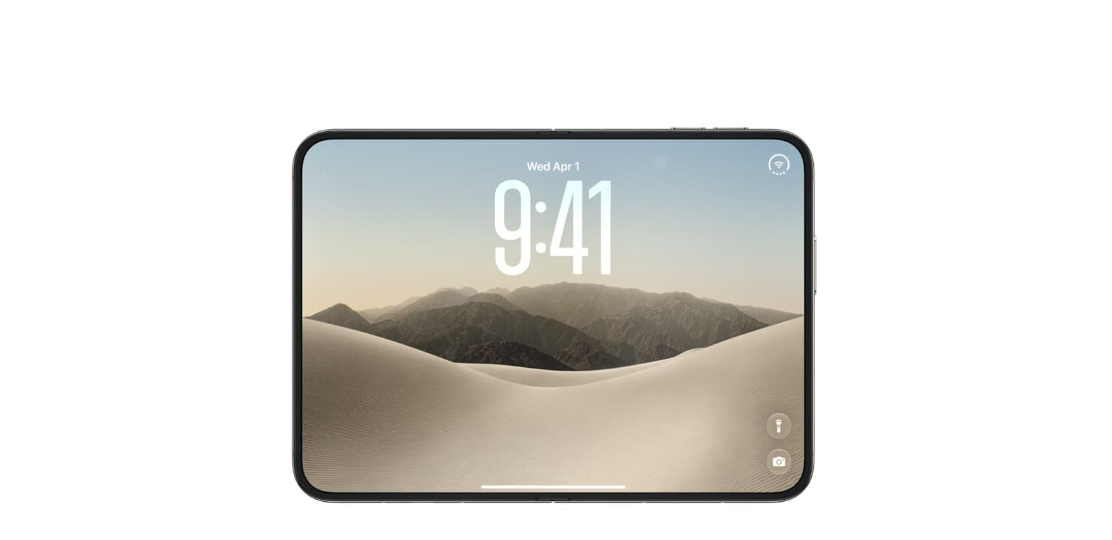 An iPhone Duo, unfolded