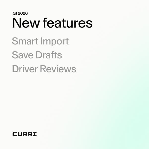 New features built for faster delivery booking