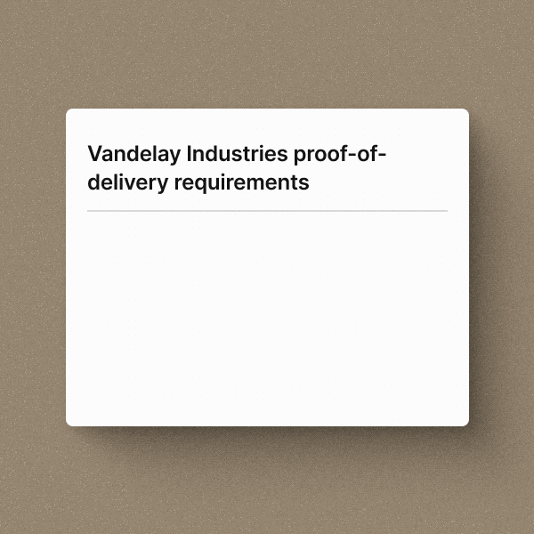 POD enforcement settings in Curri